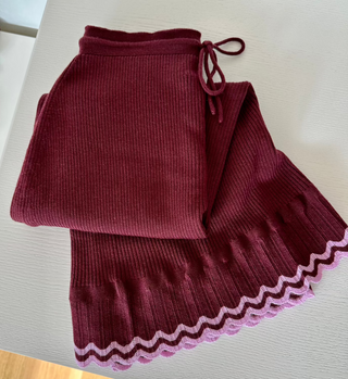 Vela Midi Skirt - Marionberry / Pink